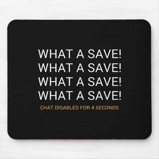Was für ein Save-Chat deaktiviertes Rocket-Soccer- Mousepad (Vorne)