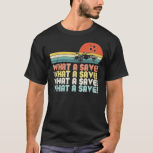 Was für ein Save Vintage Retro Rocket Soccer Car L T-Shirt