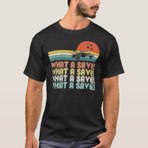 Was für ein Save Vintage Retro Rocket Soccer Car L T-Shirt