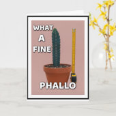 Was für ein schönes Phallo - Operation Herzlichen  Karte (Gelbe Blume)