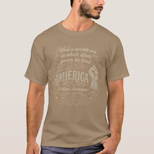 Was für ein schreckliches Zitat Amerika aus der Är T-Shirt (Vorderseite)