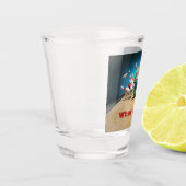 Was für ein Shot-Bowling-Glas Schnapsglas (Links)