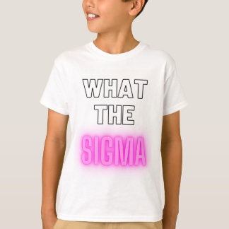 Was für ein Sigma-Gen-alpha-Hemd rosa ist T-Shirt