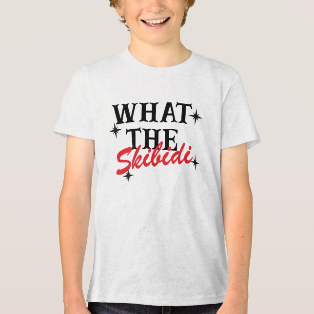 Was für ein Skibidi Tri-Blend Shirt (Vorderseite)