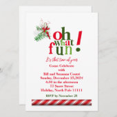 Was für ein Spaß! Einladung (Vorne/Hinten)