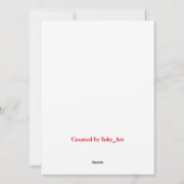 Was für ein Spaß! Einladung (Rückseite)