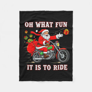 Was für ein Spaß es ist, Motorrad Biker Lustig S z Fleecedecke