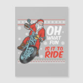 Was für ein Spaß es macht, mit der Santa Magnetic Magnetkarte (Vorderseite)