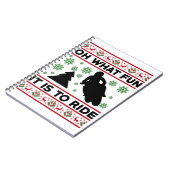 Was für ein Spaß es macht, Motorrad fahren zu könn Notizblock (Linke Seite)