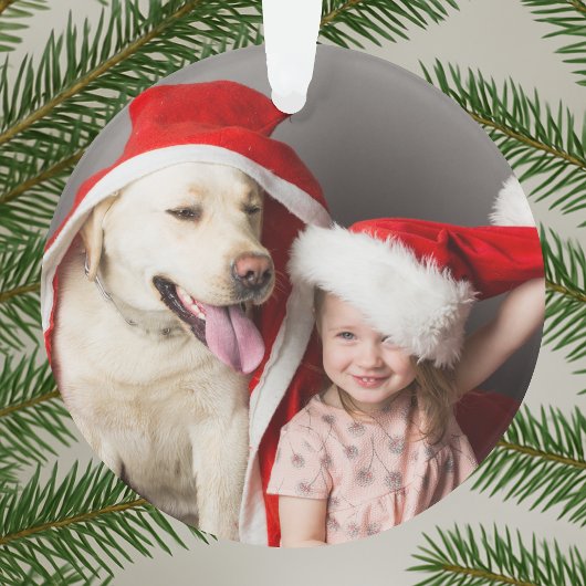 Was für ein Spaß! Modernes Minimal einfaches Weihn Ornament