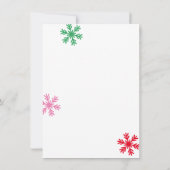 Was für ein Spaß! Modernes Weihnachts-Party Einladung (Rückseite)