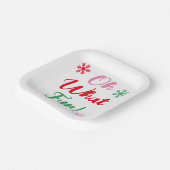 Was für ein Spaß! Modernes Weihnachts-Party Pappteller (Gewinkelt)