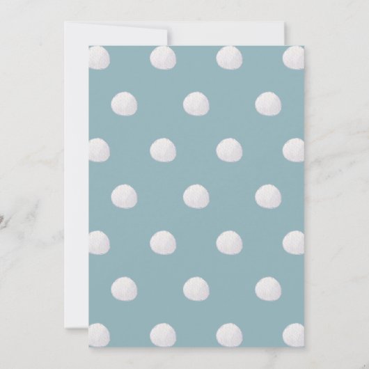 Was für ein Spaß! Penguin Snowball Kampf Geburtsta Einladung (Rückseite)