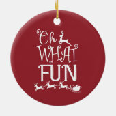 Was für ein Spaß! Rentier Weihnachtsschmuck (Hinten)