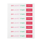 Was für ein Spaß | Rücksendekennzeichen umblättern (Bogen)