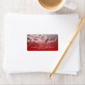 Was für ein Spaß! Script Holiday Foto Rücksendeadr Adressaufkleber (Insitu)