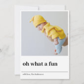 Was für ein Spaß | Zwei Fotos | Happy Holiday (Vorderseite)