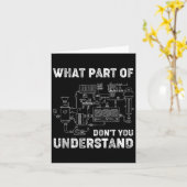 Was für ein Teil der Dont Sie verstehen Ingenieurs Karte (Gelbe Blume)