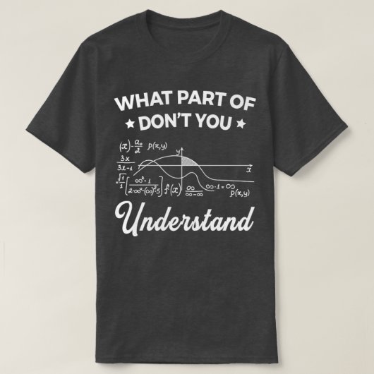Was für ein Teil der Dont Sie verstehen lustig8 T-Shirt (Design vorne)