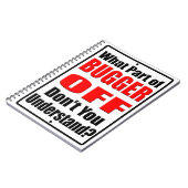 Was für ein Teil des Bugger Off Notizblock (Linke Seite)