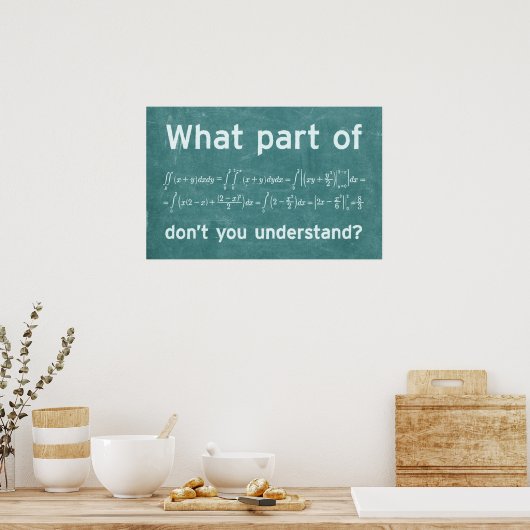 Was für ein Teil? - Math Poster (Küche)