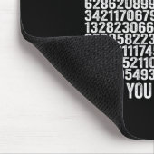 Was für ein Teil verstehen Sie nicht, dass Pi Numm Mousepad (Ecke)