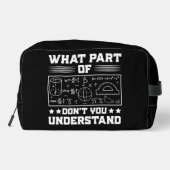 Was für ein Teil verstehen Sie nicht? Waschbeutel (Rückseite)