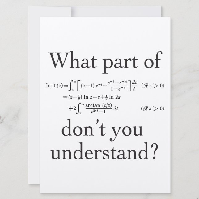 Was für ein Teil von... (Vorderseite)