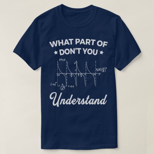 Was für ein Teil von Dont Sie verstehen lustig9 T-Shirt (Design vorne)