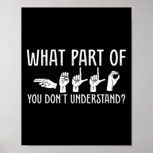 Was für ein Teil von Ihnen versteht Designlehrer n Poster