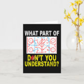 Was für ein Teil von Ihnen versteht keinen Spaß be Karte (Gelbe Blume)