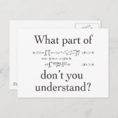 Was für ein Teil von... Postkarte (Vorne/Hinten)