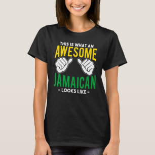 Was für ein toller jamaikanischer Look Jamaica Ras T-Shirt