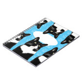 Was für ein Triple Niedlich Kitty Fun Cat Foto Art Notizblock (Linke Seite)