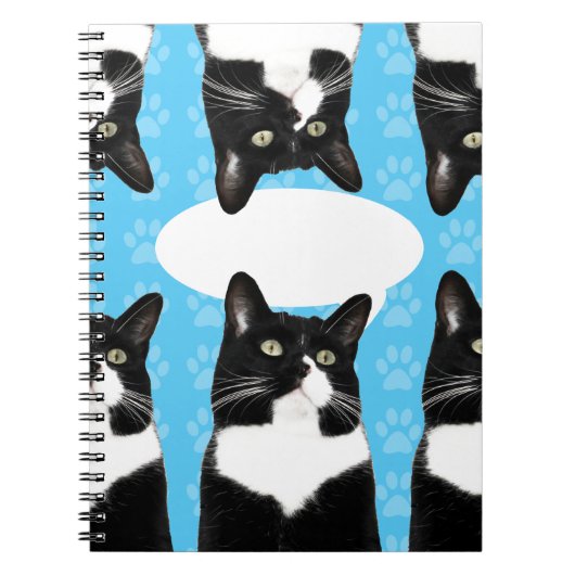 Was für ein Triple Niedlich Kitty Fun Cat Foto Art Notizblock (Vorderseite)