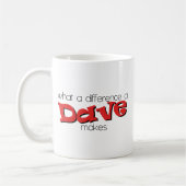 Was für ein Unterschied ein Dave macht. Kaffeetasse (Links)