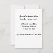 Was für ein Wal ist das? Einladung (Rückseite)