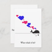 Was für ein Wal ist das? Einladung (Vorne/Hinten)