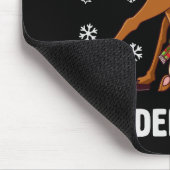 Was für ein Weihnachtswitz über das Rentierhintern Mousepad (Ecke)