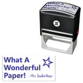 "Was für ein wunderbares Papier!" Instructor Rubbe Permastempel (Beispiel)