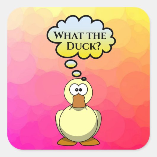 Was für eine Ente? Aufkleber (Vorderseite)