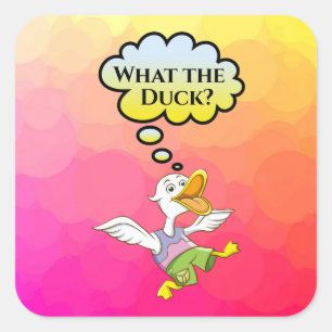 Was für eine Ente? Aufkleber