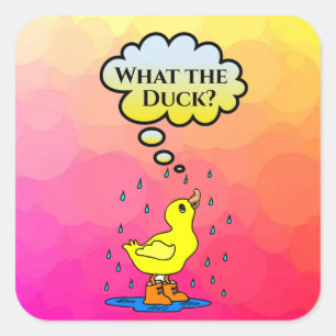 Was für eine Ente? Aufkleber