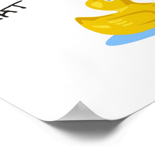 Was für eine Ente Poster (Ecke)