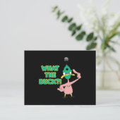 Was für eine Ente Postkarte (Stehend Vorderseite)