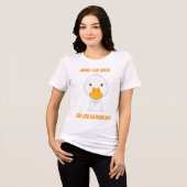 Was für eine Ente schaust du dir an? Tri-Blend Shirt (Vorderseite voll)