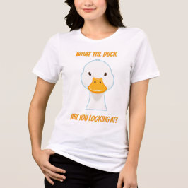 Was für eine Ente schaust du dir an? Tri-Blend Shirt