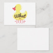 Was für eine Ente Visitenkarte (Vorne/Hinten)