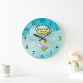 Was für eine Ente? Wall-Uhr Große Wanduhr (Zuhause)