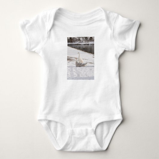 Was für eine Gans Baby Strampler (Vorderseite)